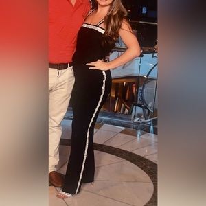Black and silver jumpsuit
